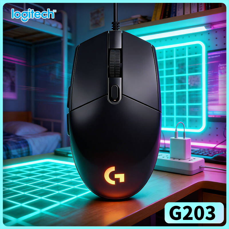 Logitech Mouse G203 - Mouse Gamer Logitech G203 Prodigy RGB