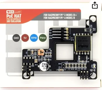 Power Over Ethernet - LoveRPi PoE HAT: HAT Profissional com