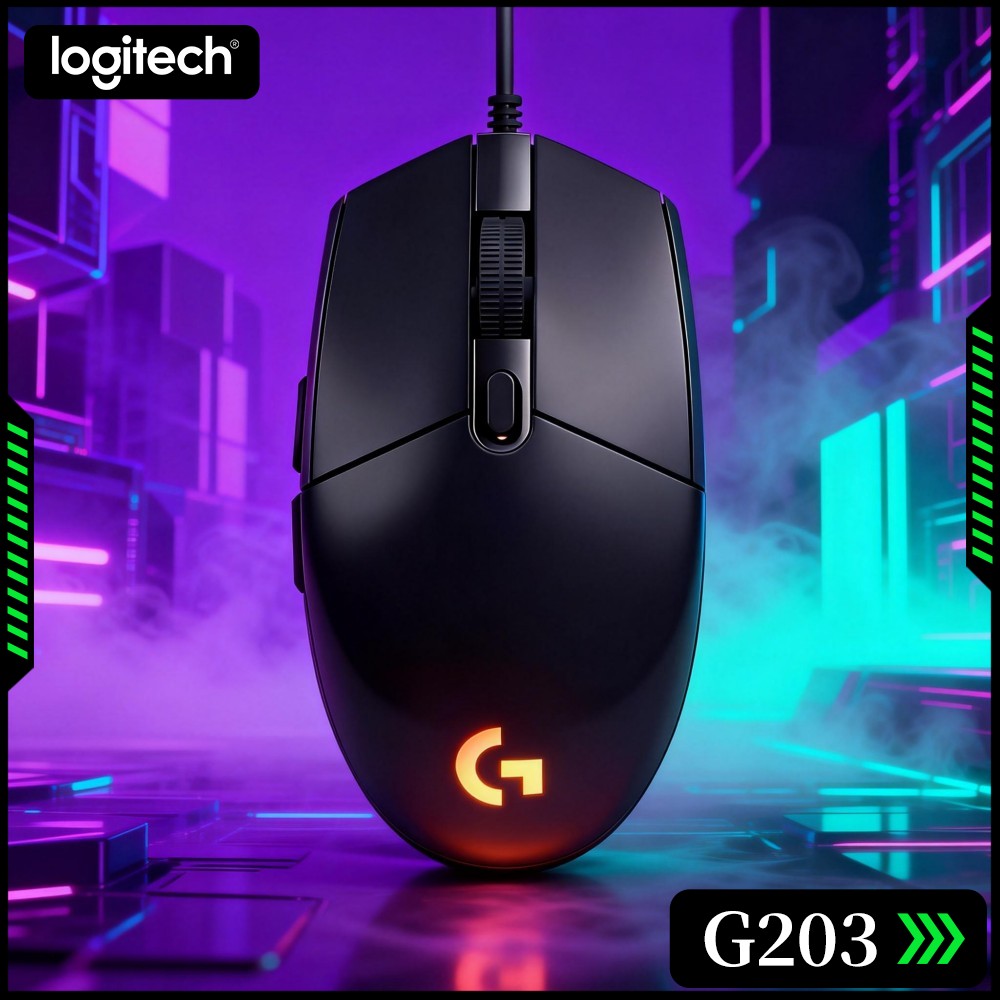 Mouse Gamer com Fio Logitech G - Logitech Mouse G203 avaliação e preço
