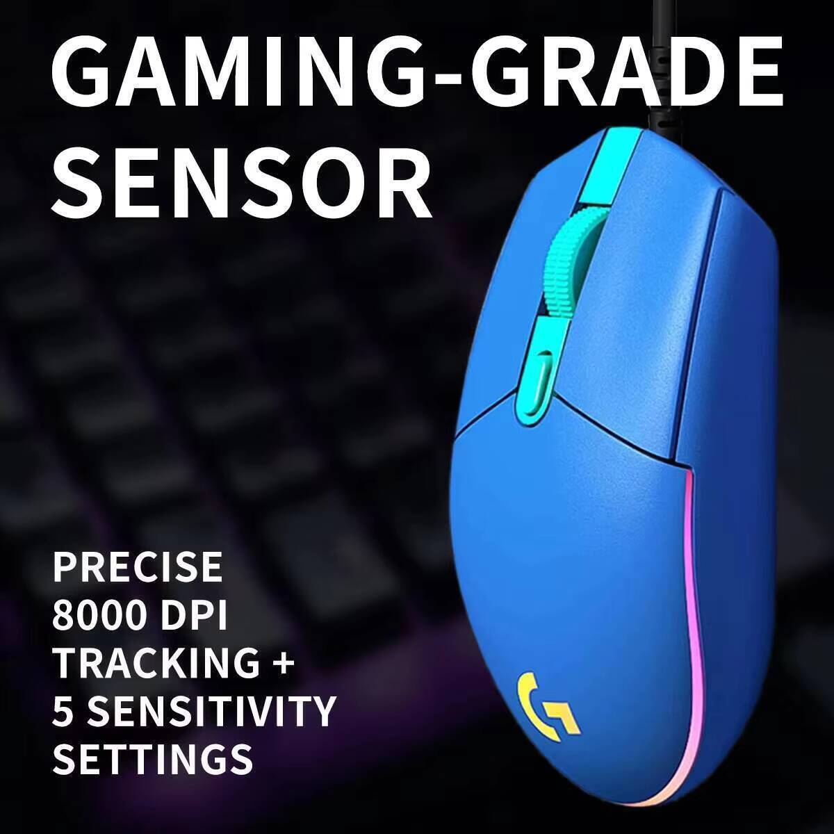 Mouse Gamer Logitech G203 com  - Logitech Mouse G203 avaliação e preço